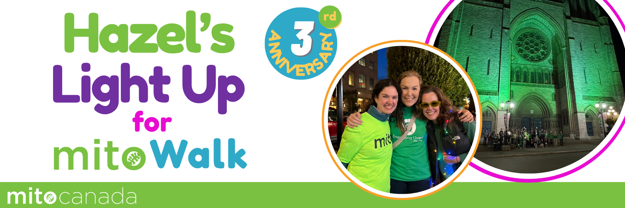 2025 Hazel's Light Up for Mito Walk Banner