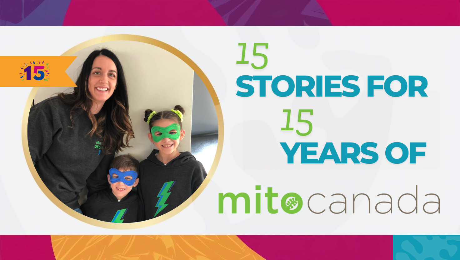 MitoCanada's 15 Stories for 15 Years Linda Pilon banner