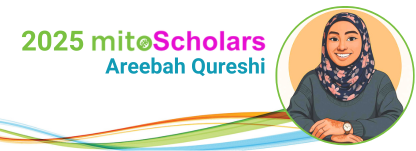 2025 mitoScholars Areebah Qureshi banner
